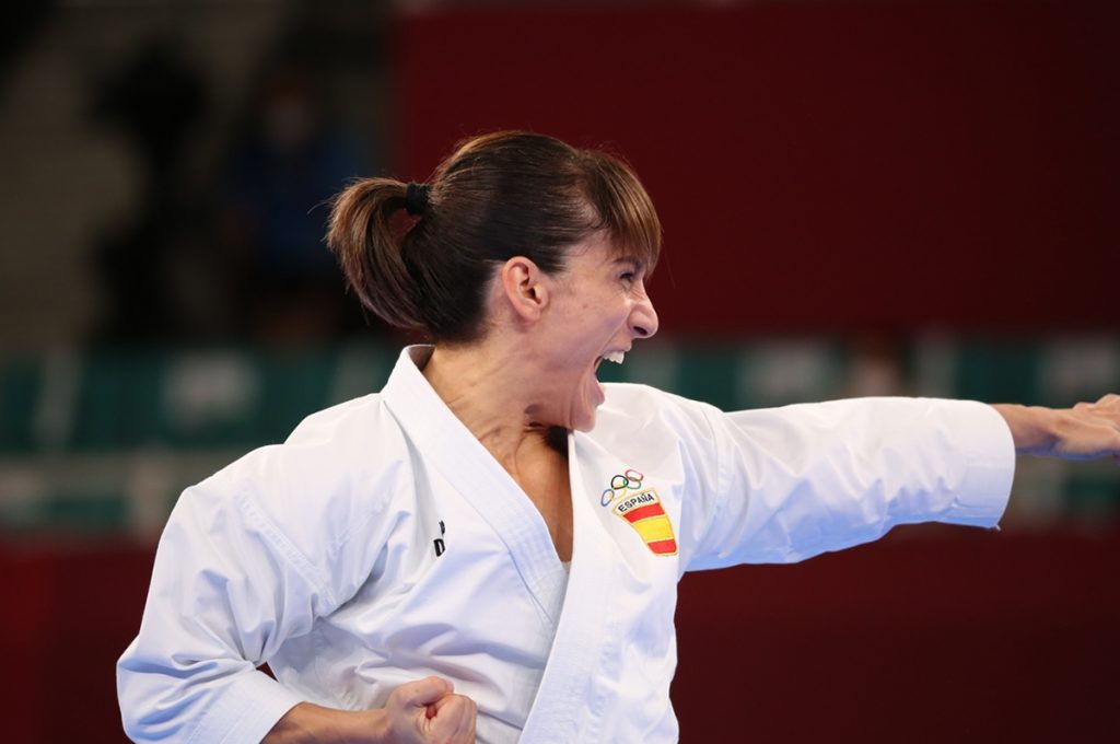 Sandra Sánchez gana la medalla de oro en kata. EP