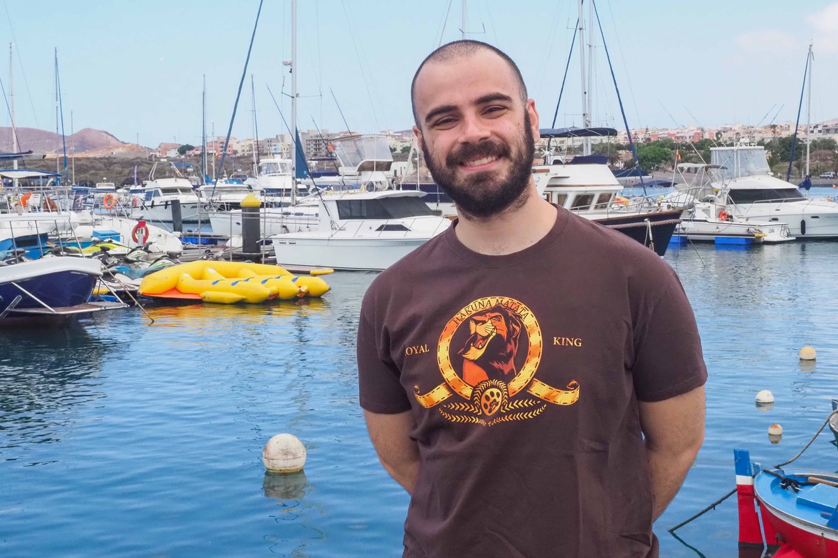 Pablo Díaz en Tenerife / Foto: Sergio Méndez