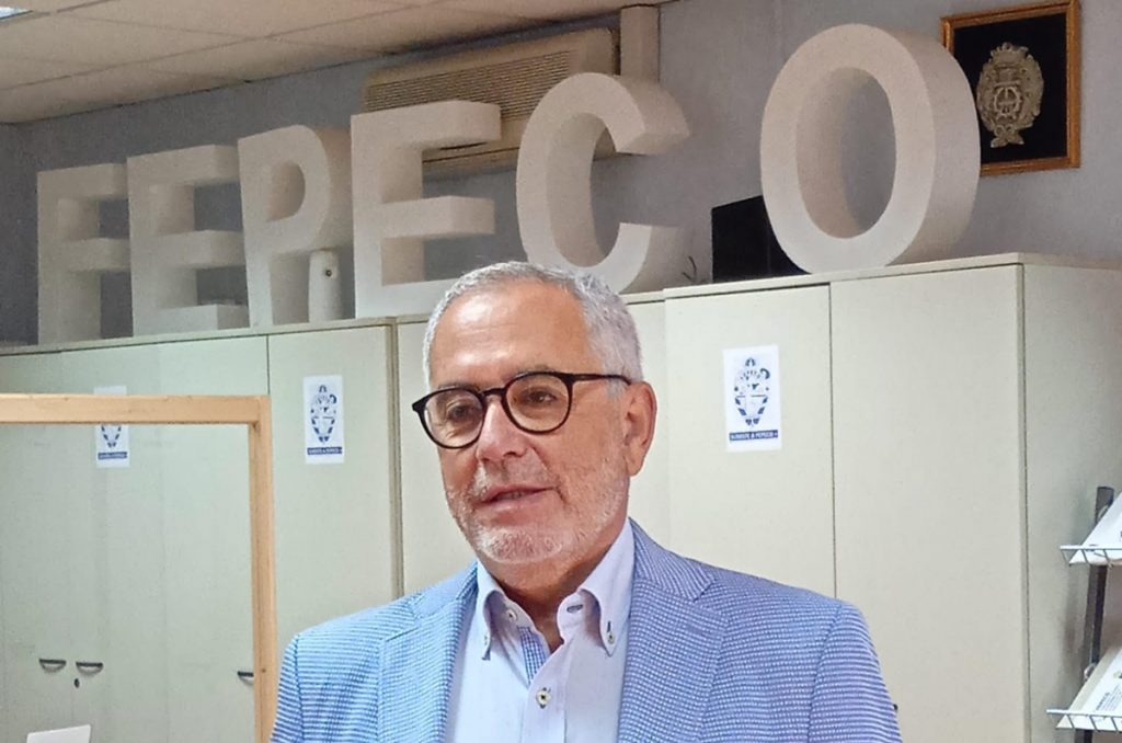 Óscar Izquierdo, presidente de la patronal tinerfeña de la construcción (Fepeco).