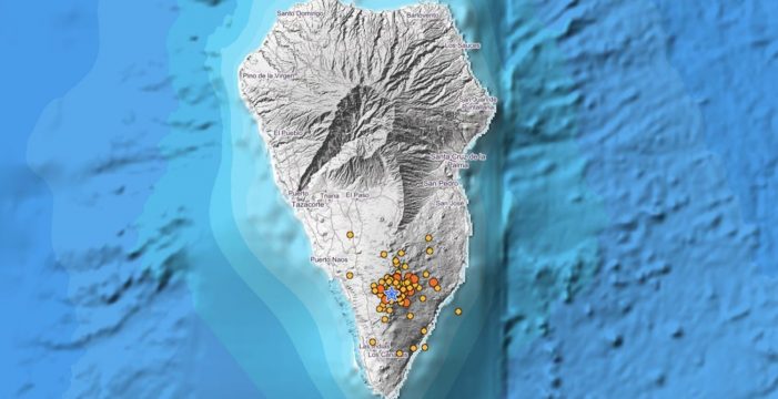 El enjambre sísmico se reactiva en Mazo y Fuencaliente con más de 60 terremotos
