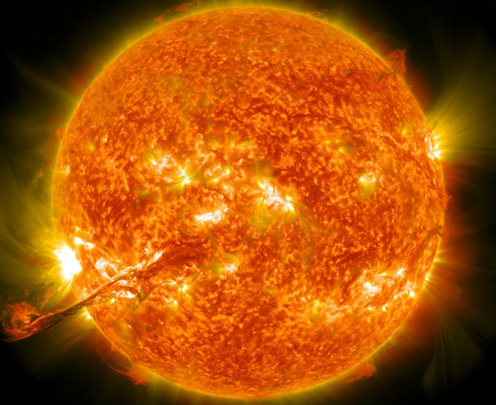 Imagen de recurso del sol. Unpash