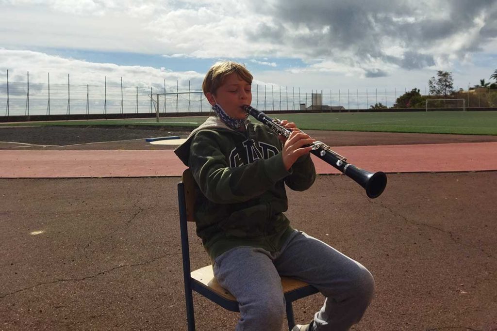 El Colegio Alemán Santa Cruz de Tenerife retoma los grupos de instrumentos de viento