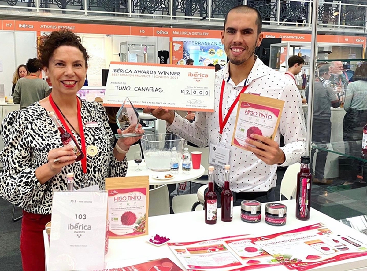 El higo tinto de Arona, mejor producto español en la Feria Ibérica de  Londres