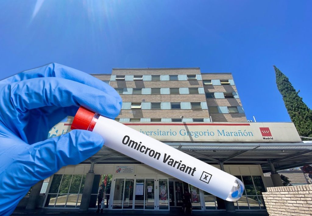 El Servicio de Microbiología del Hospital Gregorio Marañón, de Madrid, confirmó ayer el primer contagio de ómicron en España.