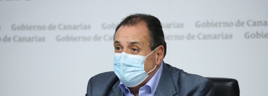 El consejero de Sanidad del Gobierno de Canarias, Blas Trujillo. EP