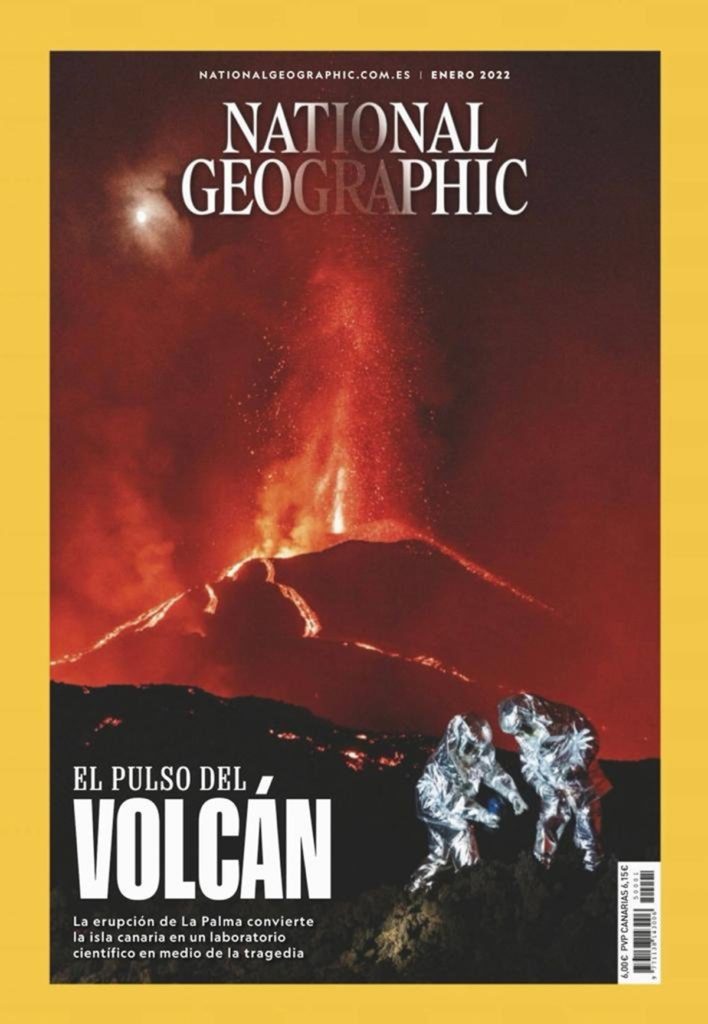 La fotografía del volcán de Arturo Rodríguez, portada del National Geographic