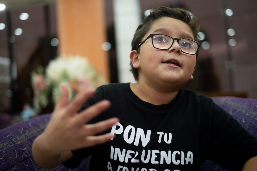 Francisco Vera, el niño activista, mantendrá un encuentro con 500 alumnos de Arona