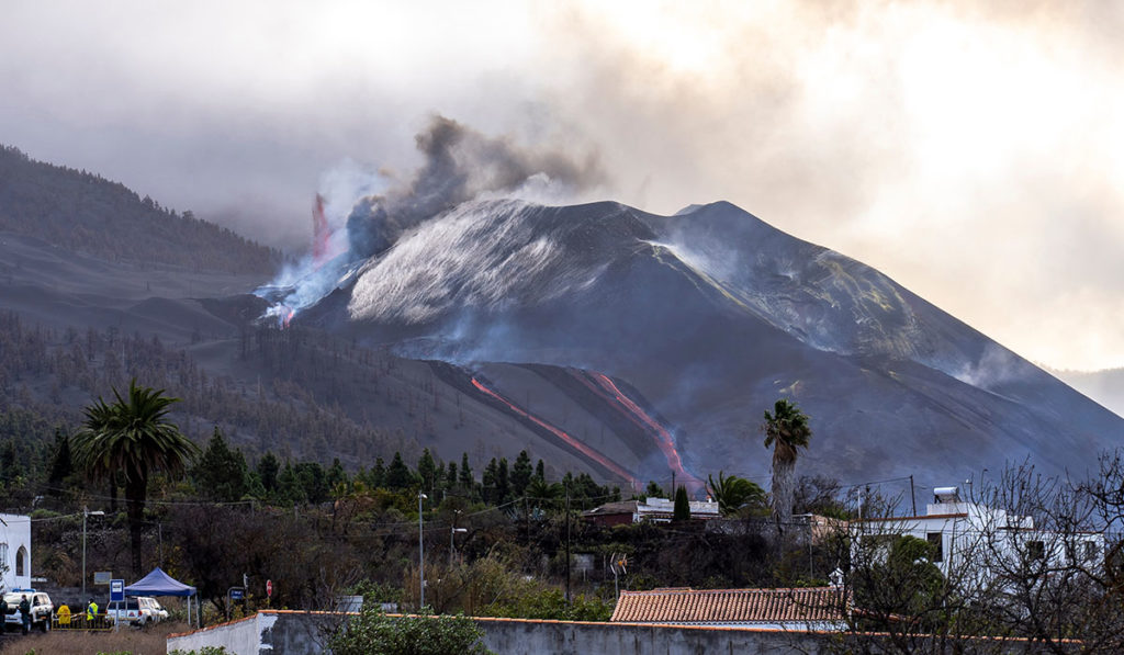 El volcán de La Palma registra "signos de agotamiento". | Europa Press