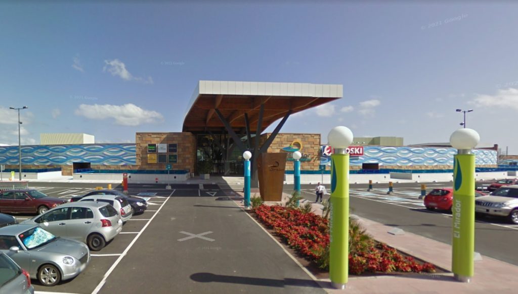 Imagen del exterior del Centro Comercial El Mirador, en Gran Canaria. Google Maps
