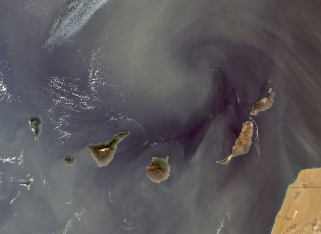 Calima en Canarias: el polvo en suspensión se dejará notar hoy