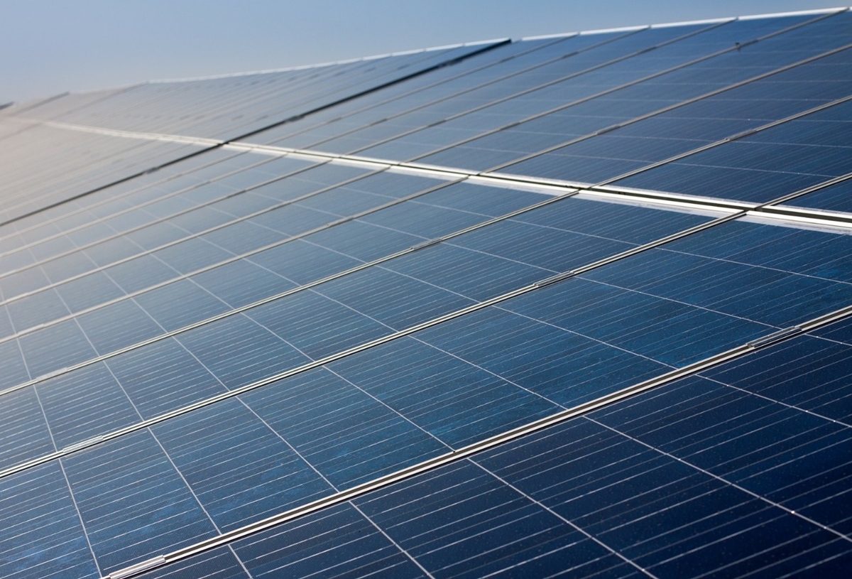 Imagen parcial de una planta fotovoltaica. DA