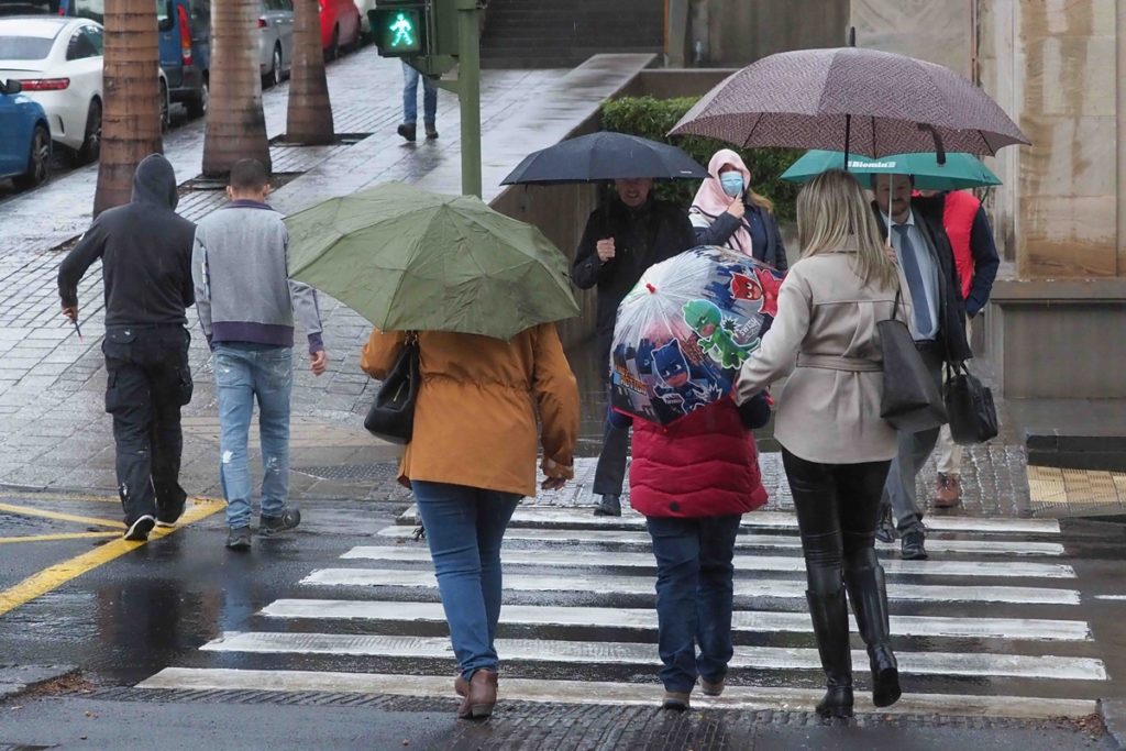 Anuncian lluvias en Canarias