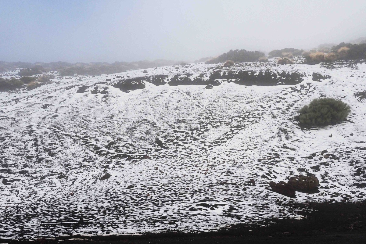 Anuncian nevadas en Canarias