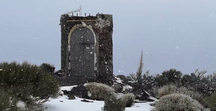 Vuelve a nevar en el Teide