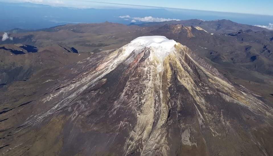 Volcán Nevado del Ruiz (Colombia).