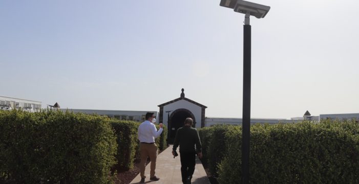 El cementerio de la Villa de Arico ya dispone de las nuevas luminarias led