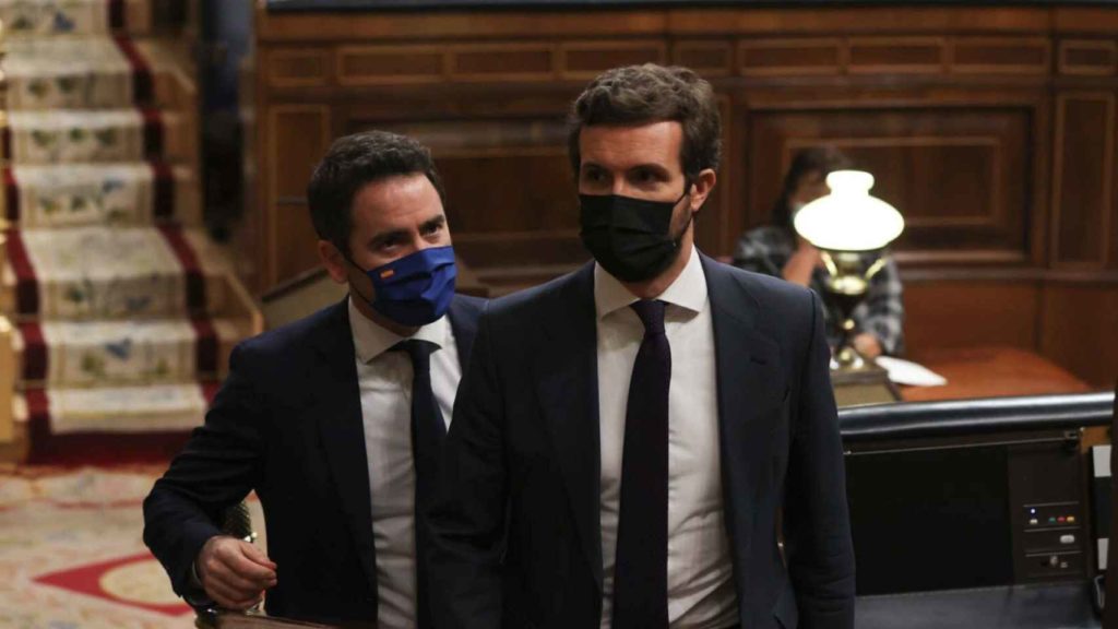 Pablo Casado y Teodoro García Egea en una imagen de archivo. Efe