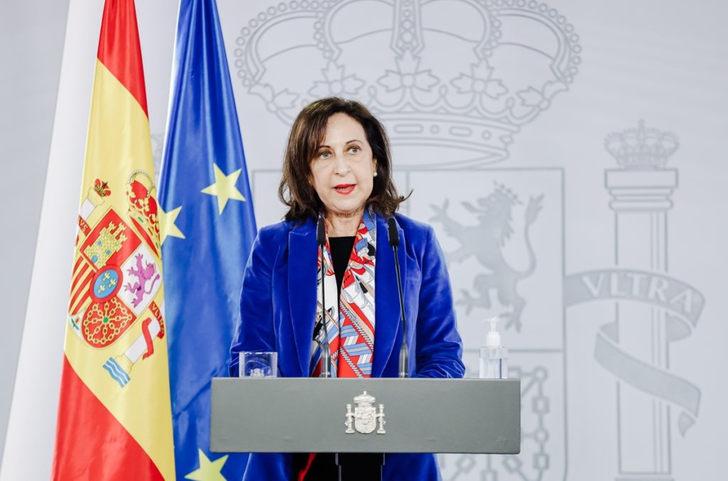 La ministra de Defensa del Gobierno de España, Margarita Robles. EP