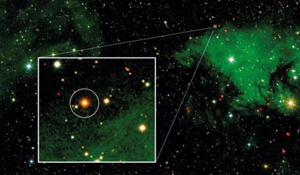 Estrella supergigante azul descubierta por el IAC. | IAC