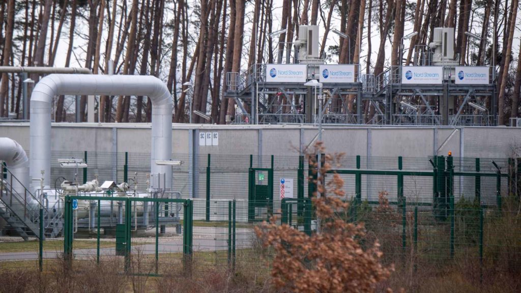 Imagen de las instalaciones de Nord Stream que nutren de gas ruso a la Unión Europea. Europa Press