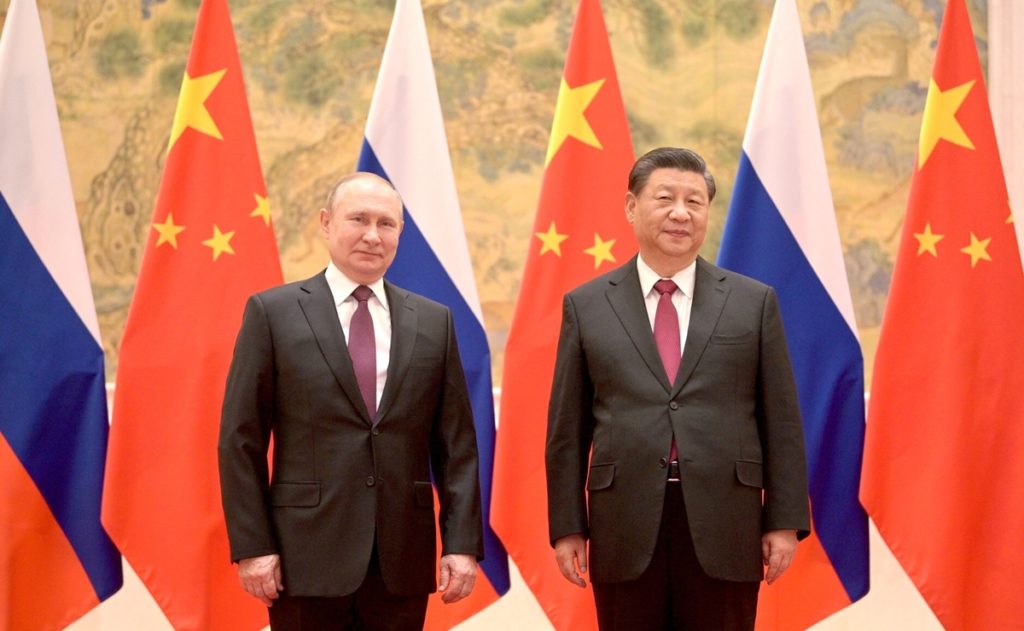 El presidente chino Xi Jinping y el ruso Vladimir Putin