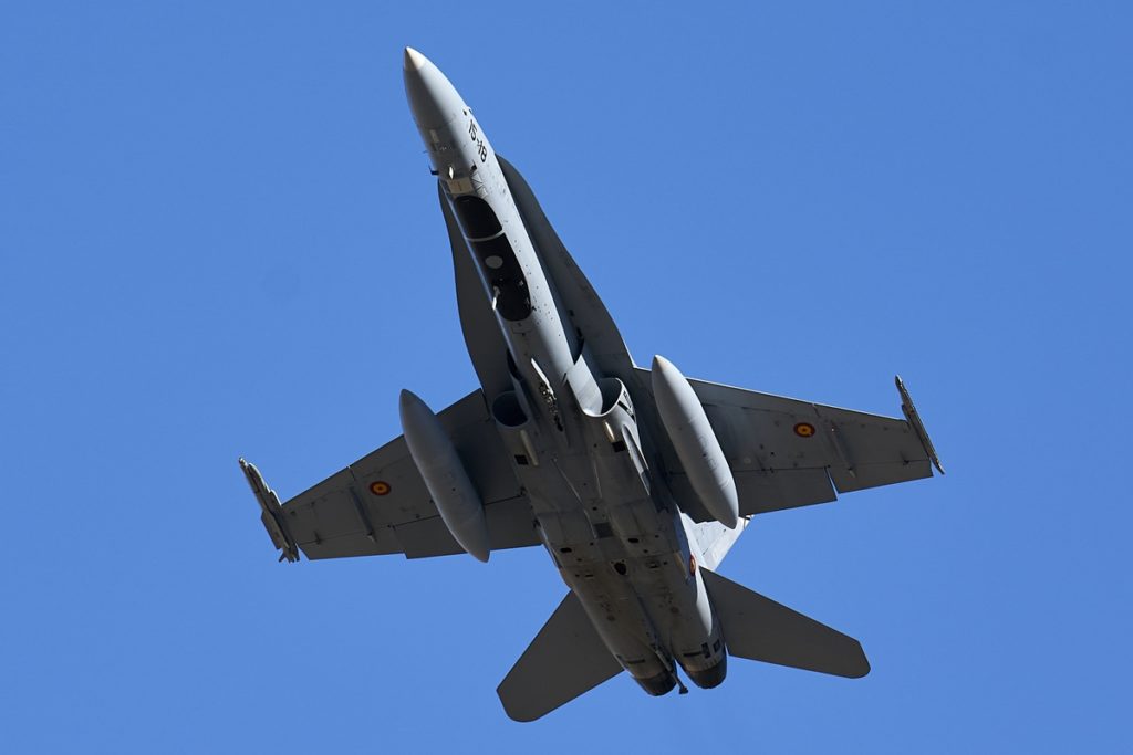 Un avión F-18 Hornet. EP