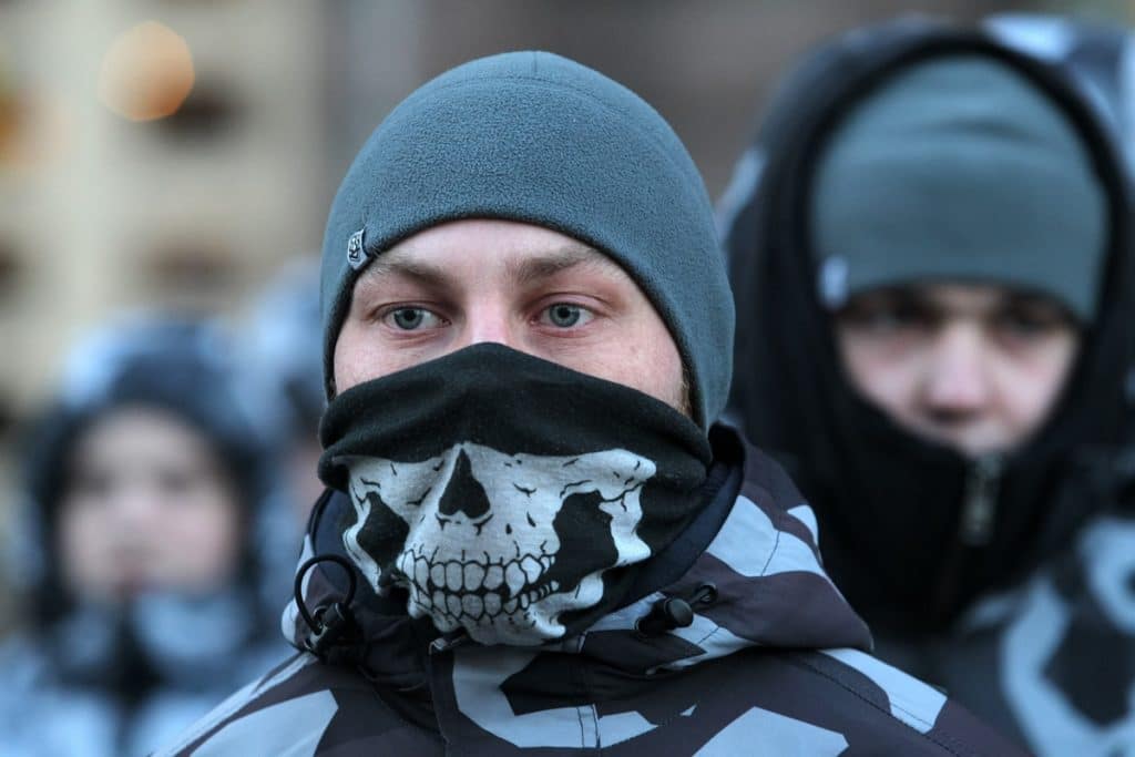 Milicianos del Batallón Azov en Ucrania. | SERG GLOVNY / ZUMA PRESS
