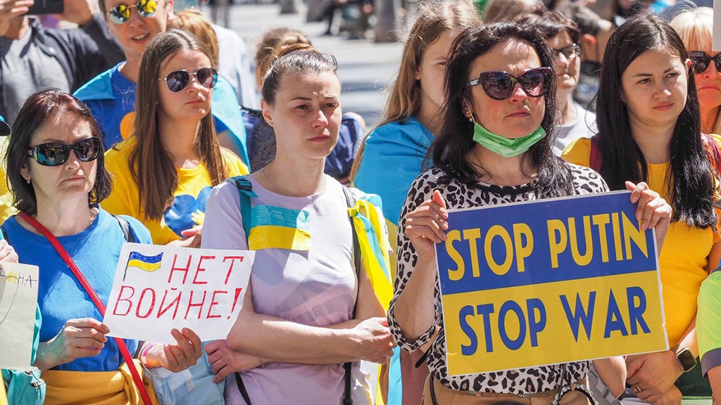 La-comunidad-ucraniana-en-Tenerife-vuelve-a-manifestarse
