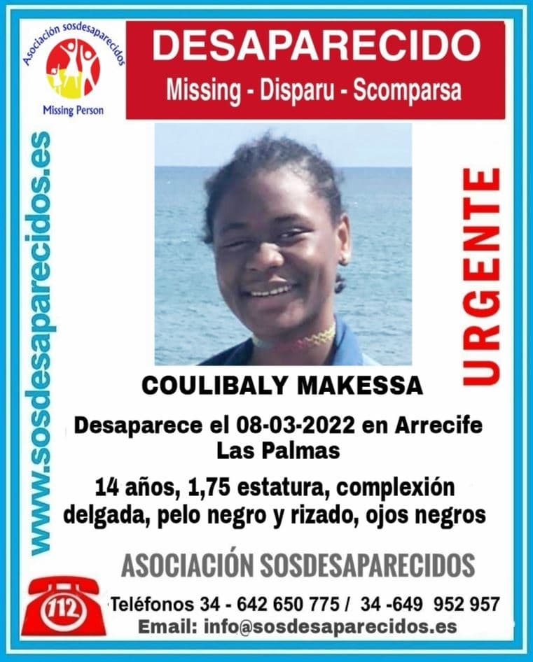 Menor desaparecida en Lanzarote