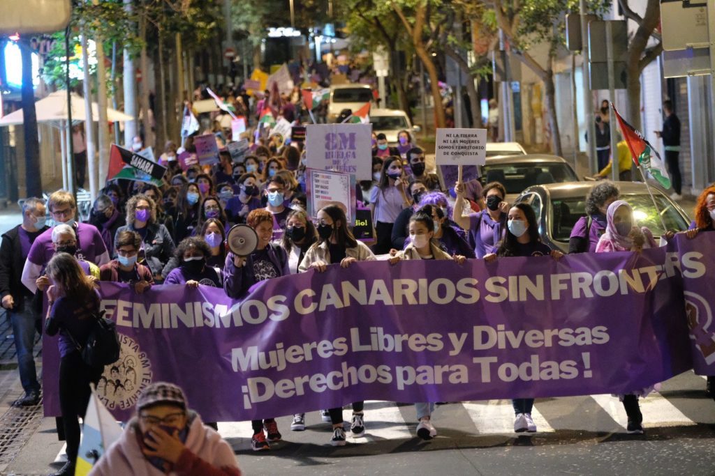 El Día de la Mujer recupera la calle para expresar sus reivindicaciones. Fran Pallero