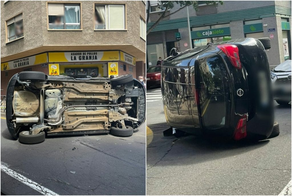 accidente en Santa Cruz