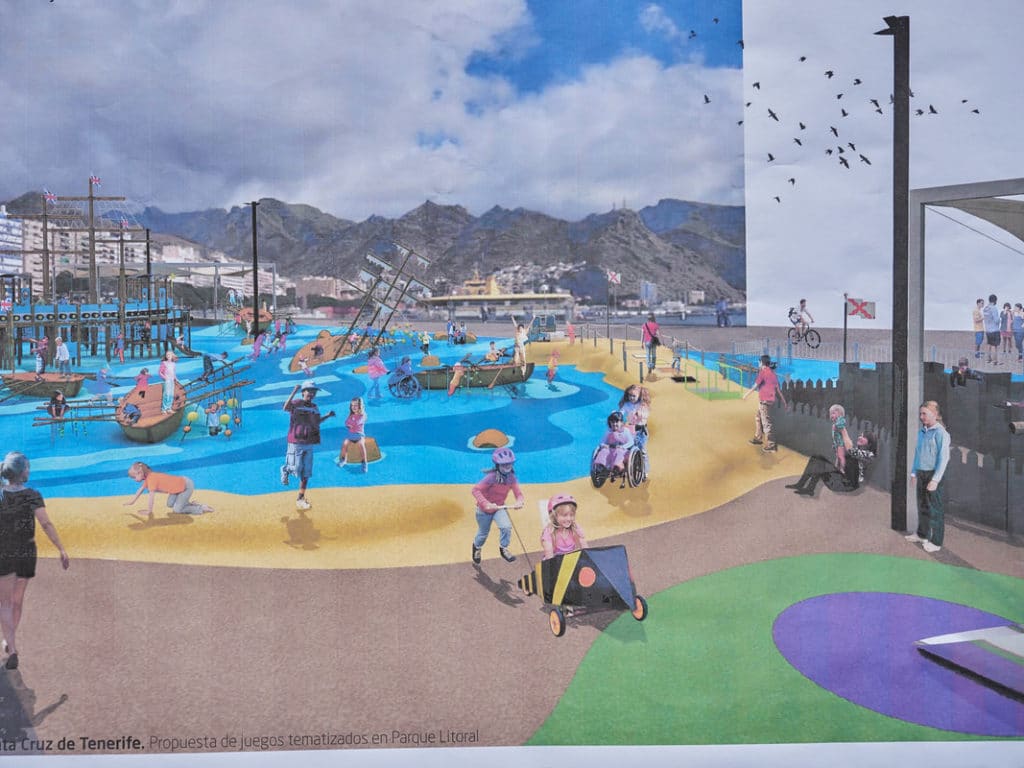 El mayor parque infantil de Tenerife, con capacidad para 500 niños, abrirá en julio. TONY CUADRADO