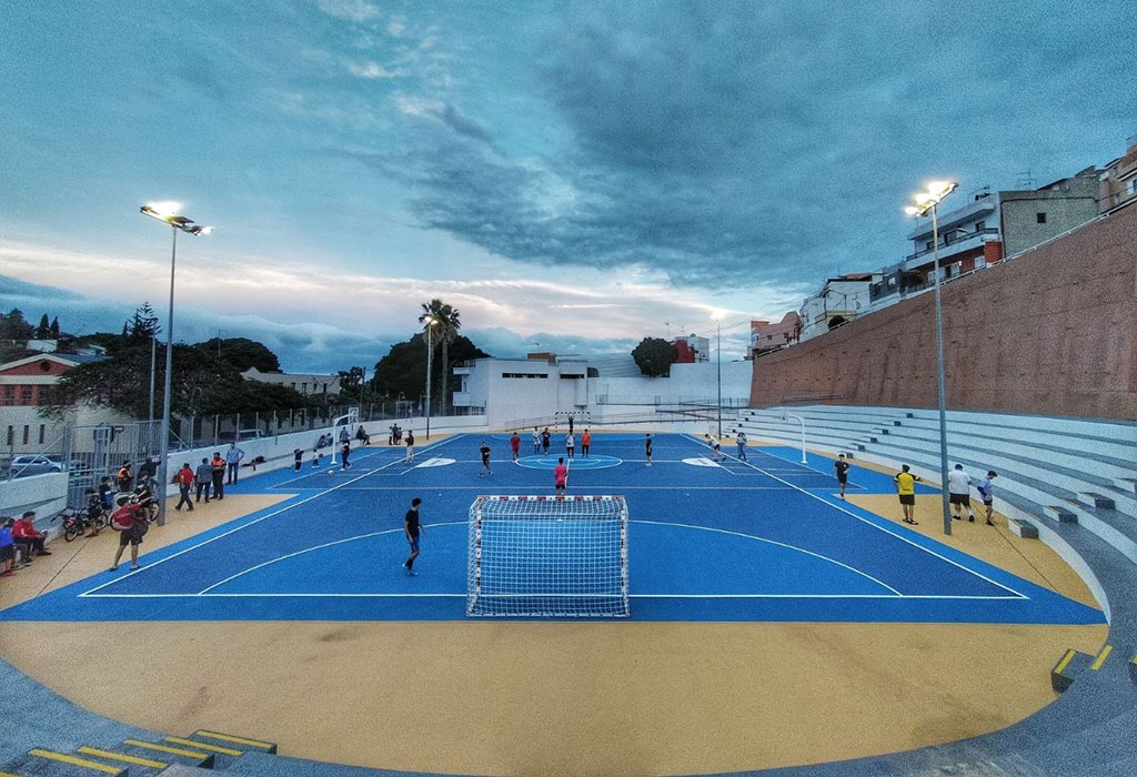 Santa Cruz reabre el polideportivo de San Andrés
