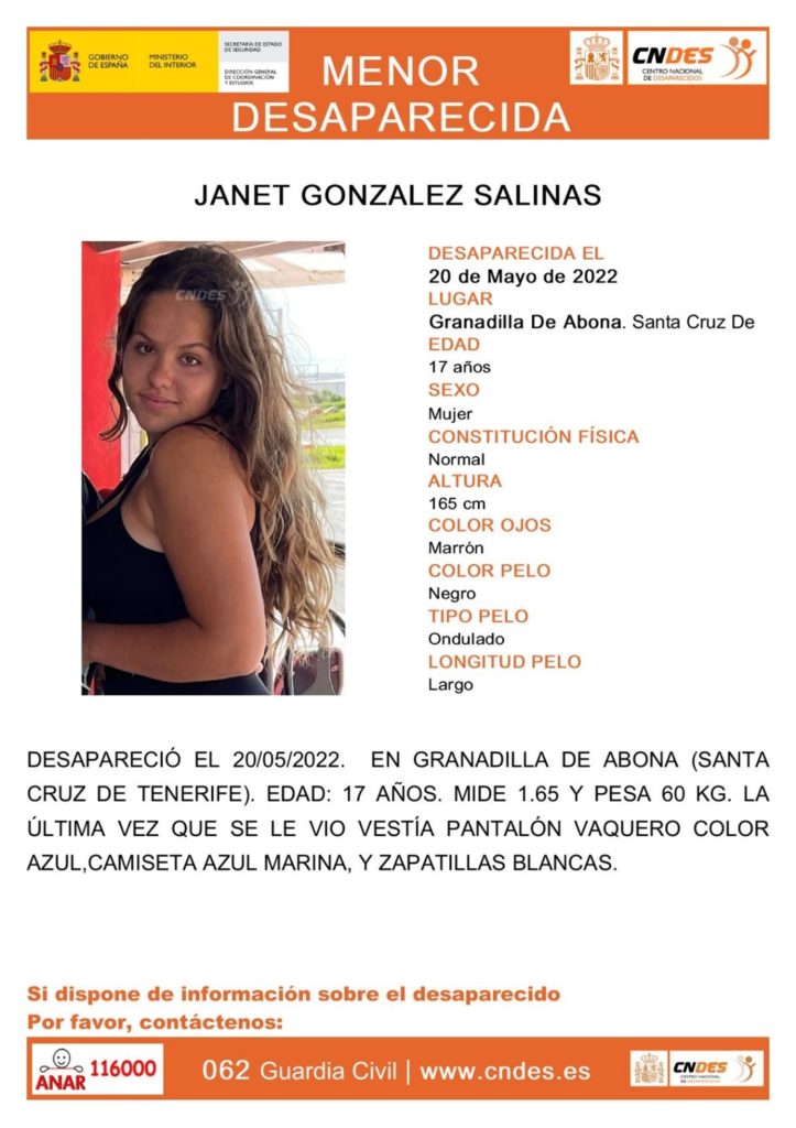 Buscan a Janet