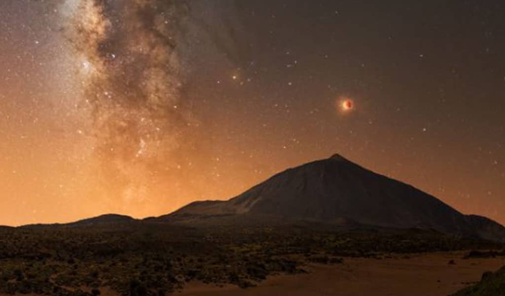 Eclipse lunar desde Canarias. | Imanol Zuaznabar