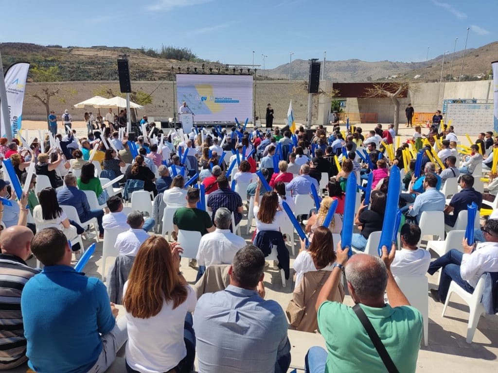Imagen de la celebración ayer del 29 aniversario de Coalición Canaria (CC).