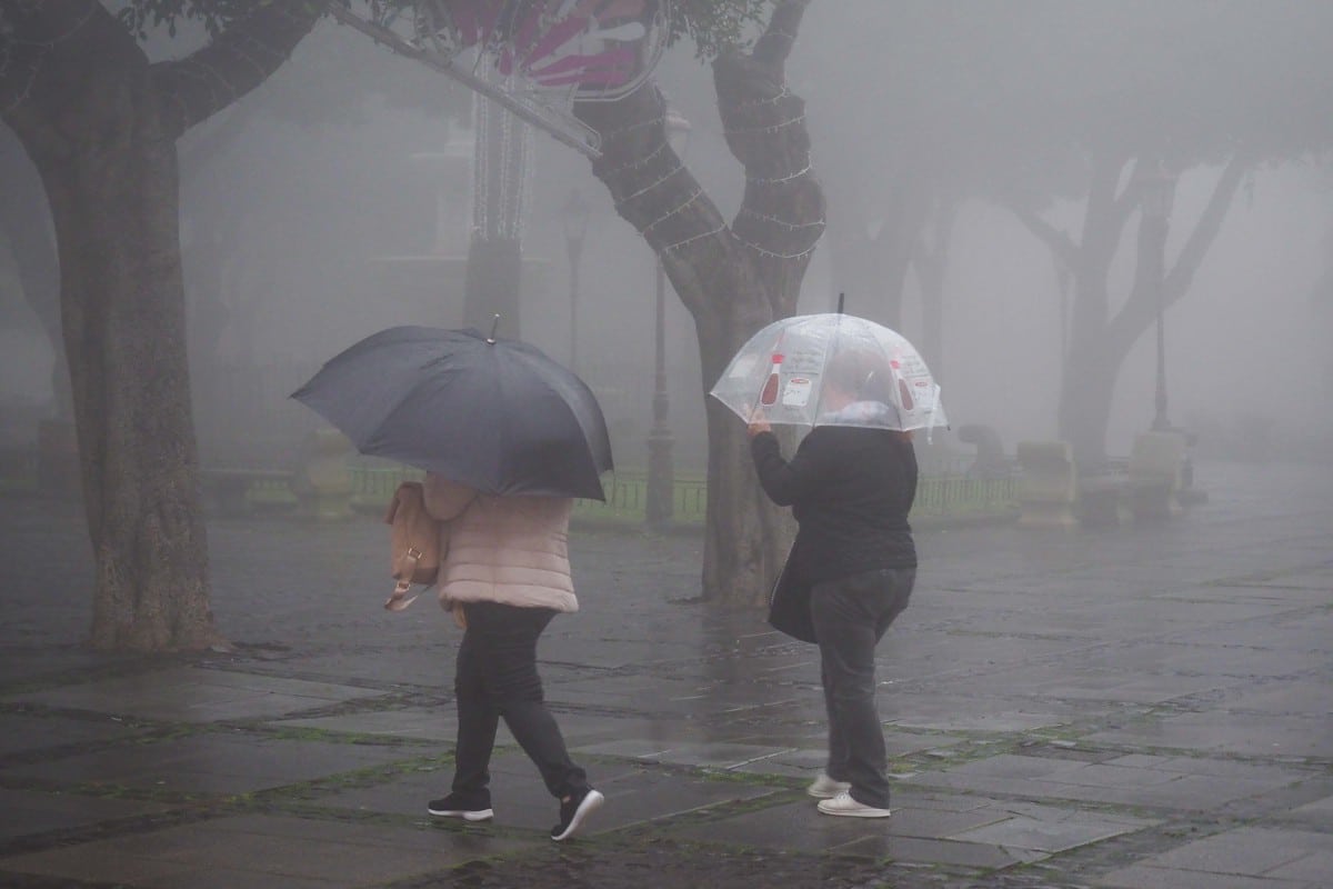 Intensas lluvias en Tenerife