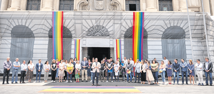 Día del Orgullo LGTBIQ+ en el Cabildo de Tenerife, Parlamento de Canarias y Municipios de la Red Asterisco.