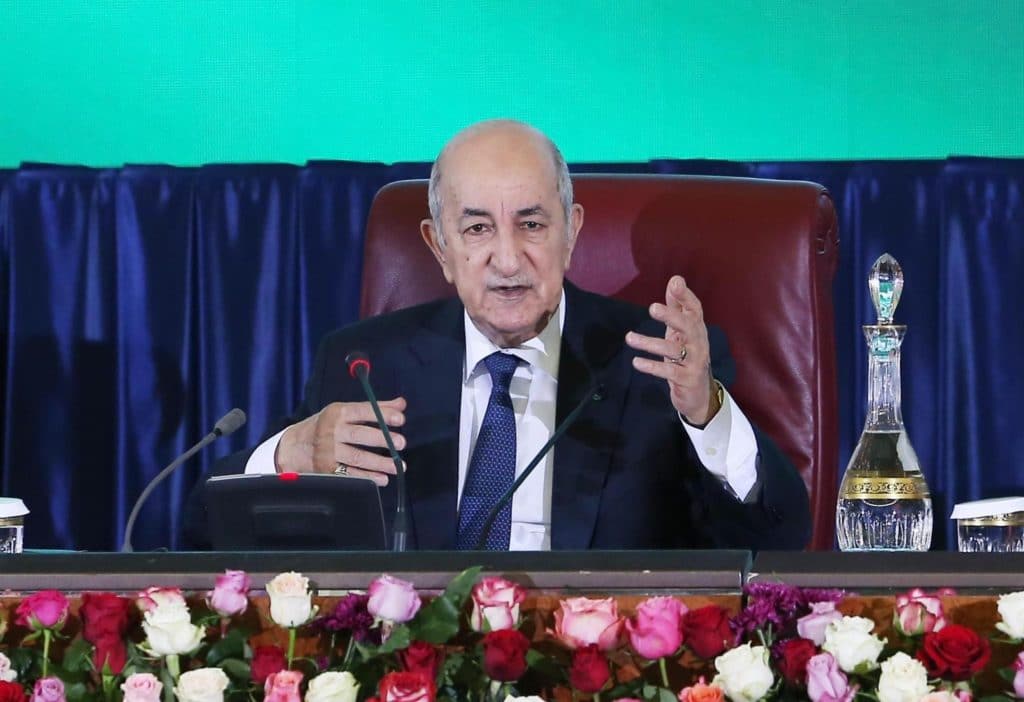 Abdelmayid Tebune, presidente de Argelia