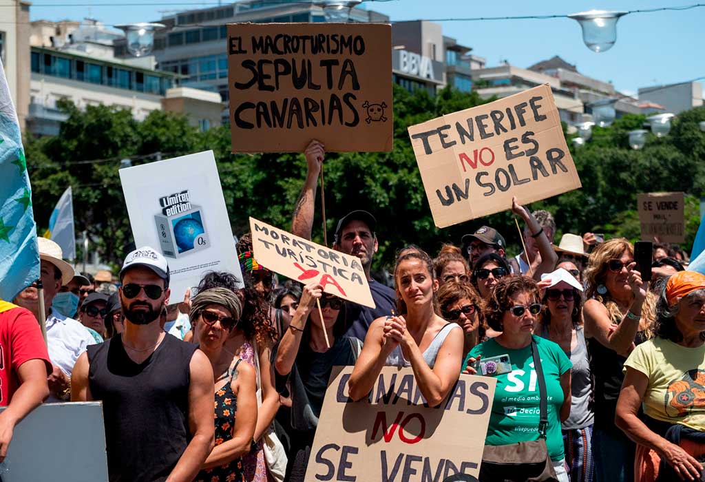 Manifestación Salvar Tenerife