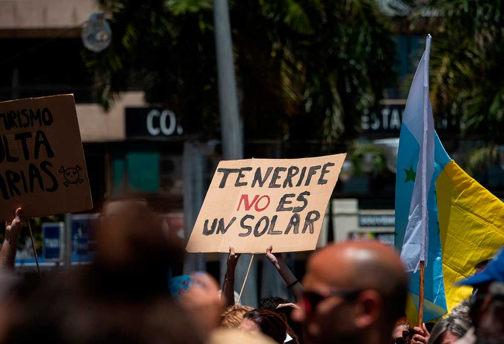 Manifestación Salvar Tenerife