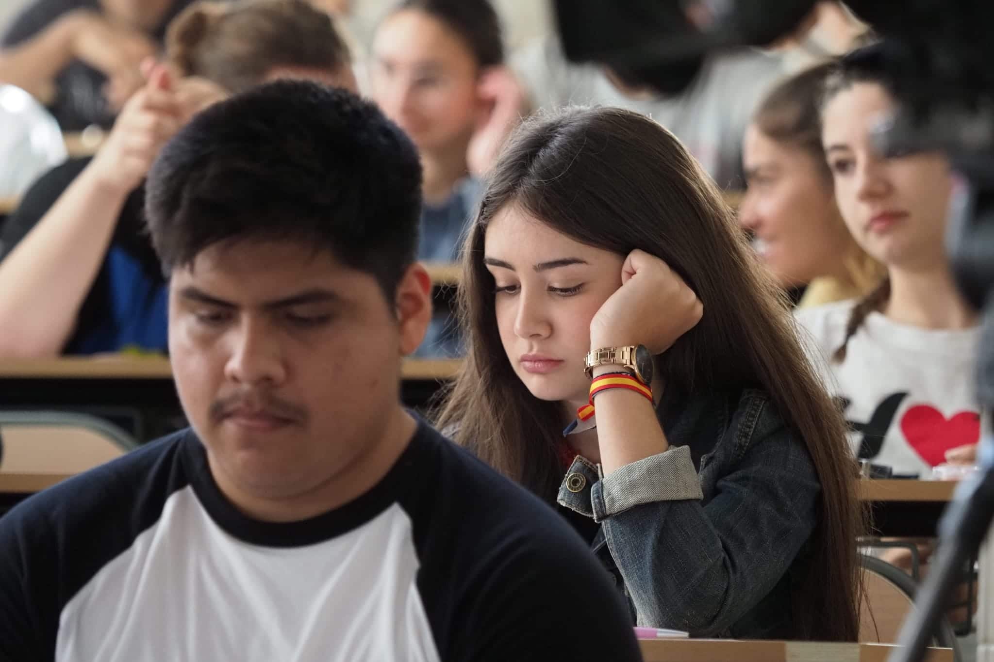 Más de 10.000 estudiantes afrontan la EBAU en Canarias. | Sergio Méndez
