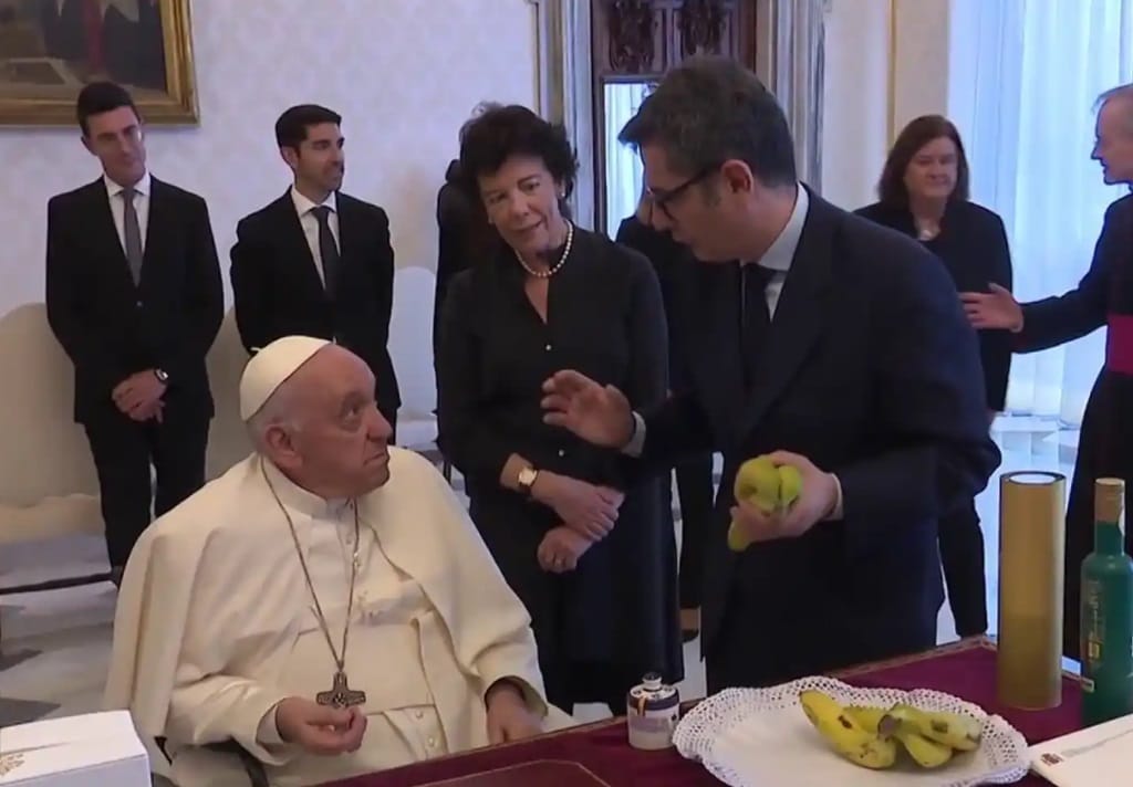 plátanos de La Palma al Papa