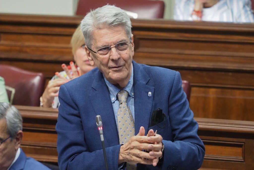 El consejero de Administraciones Públicas, Justicia y Seguridad, Julio Pérez. Sergio Méndez