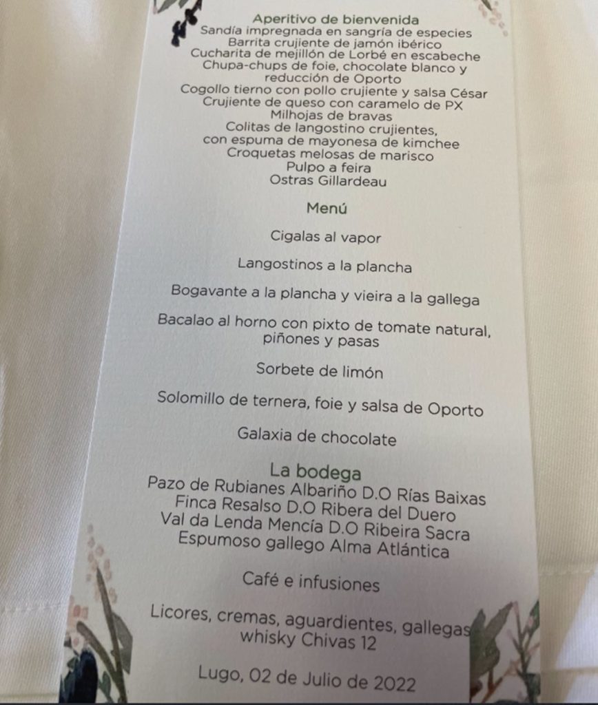 Banquete de boda gallega: ¿serías capaz de comértelo todo?