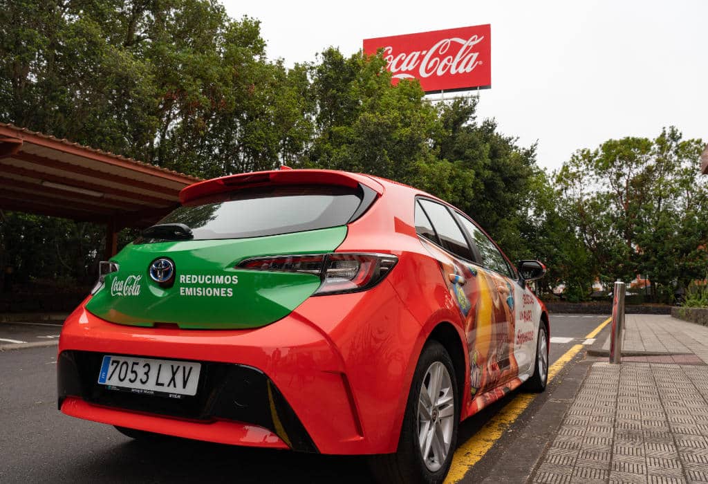 Coca-Cola flota híbrida Canarias