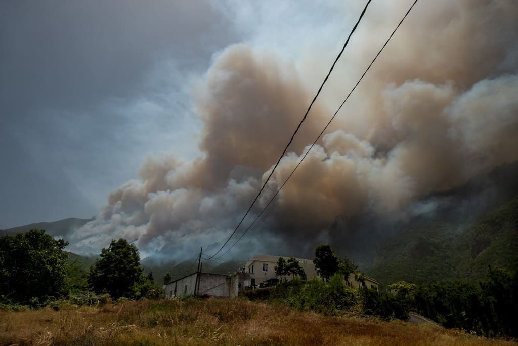 600 evacuados, balance del incendio de Tenerife