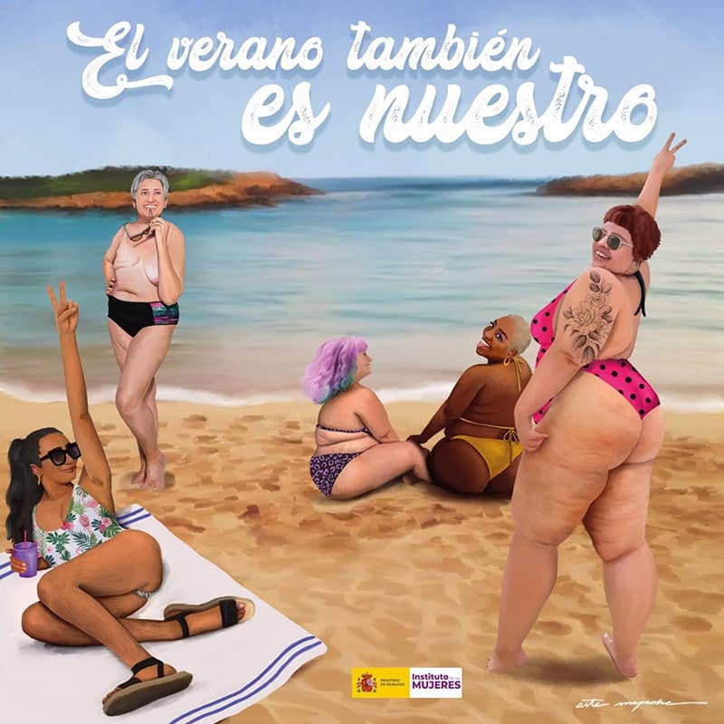 El Instituto de las Mujeres pide disculpas por usar modelos reales sin consentimiento en una campaña de verano