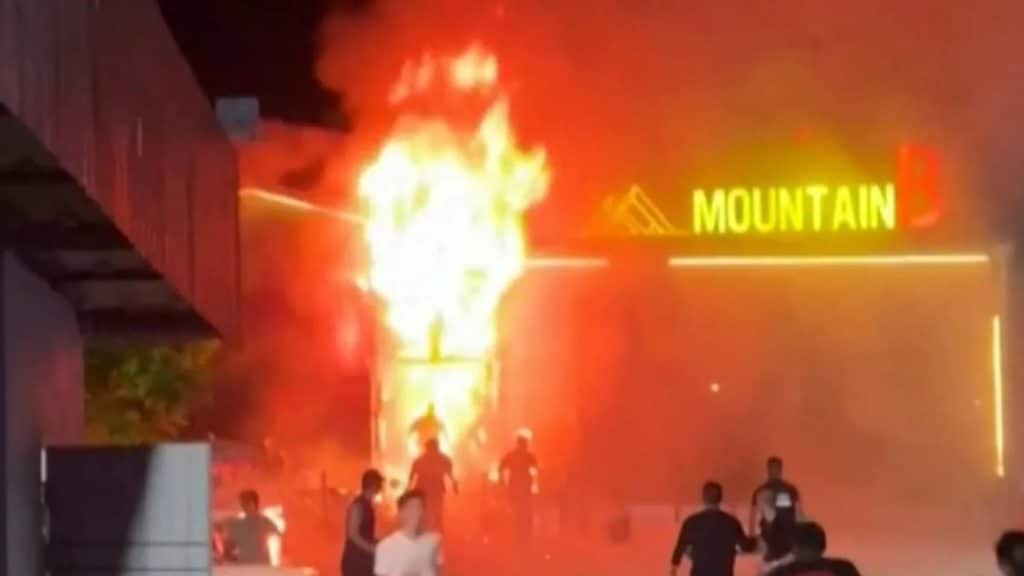 Incendio en una discoteca de Tailandia