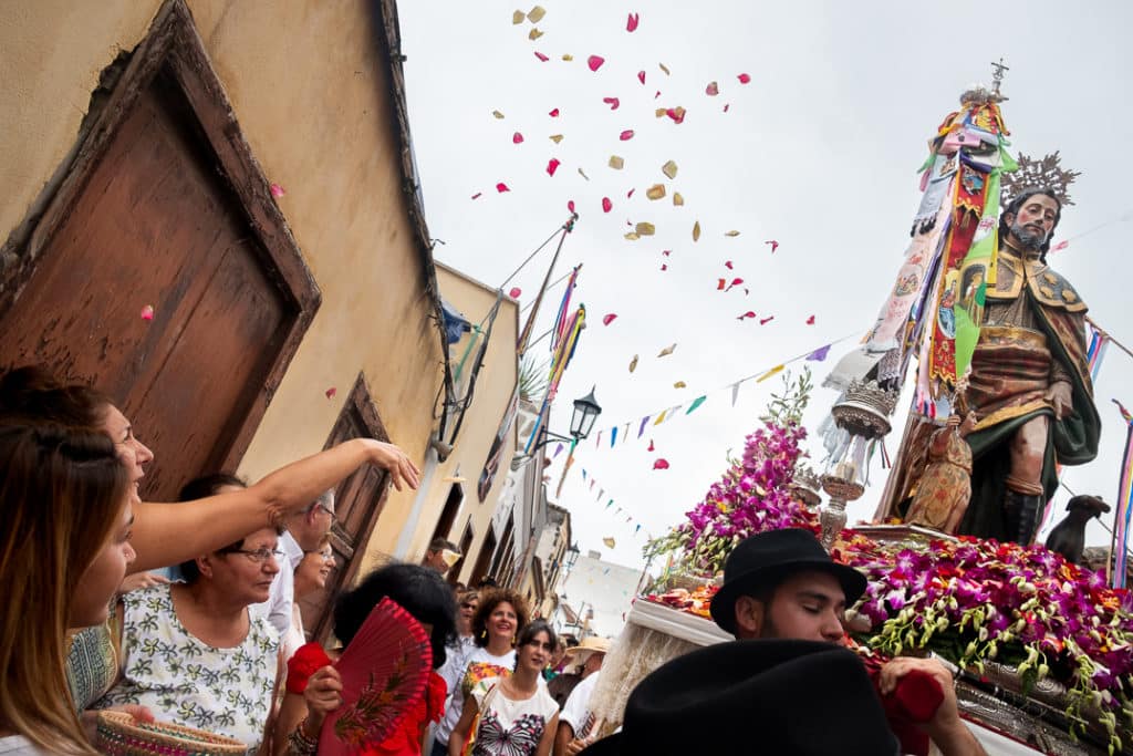 San Roque (Garachico) regresa a su ermita a celebrar los actos de las fiestas en ‘su’ zona